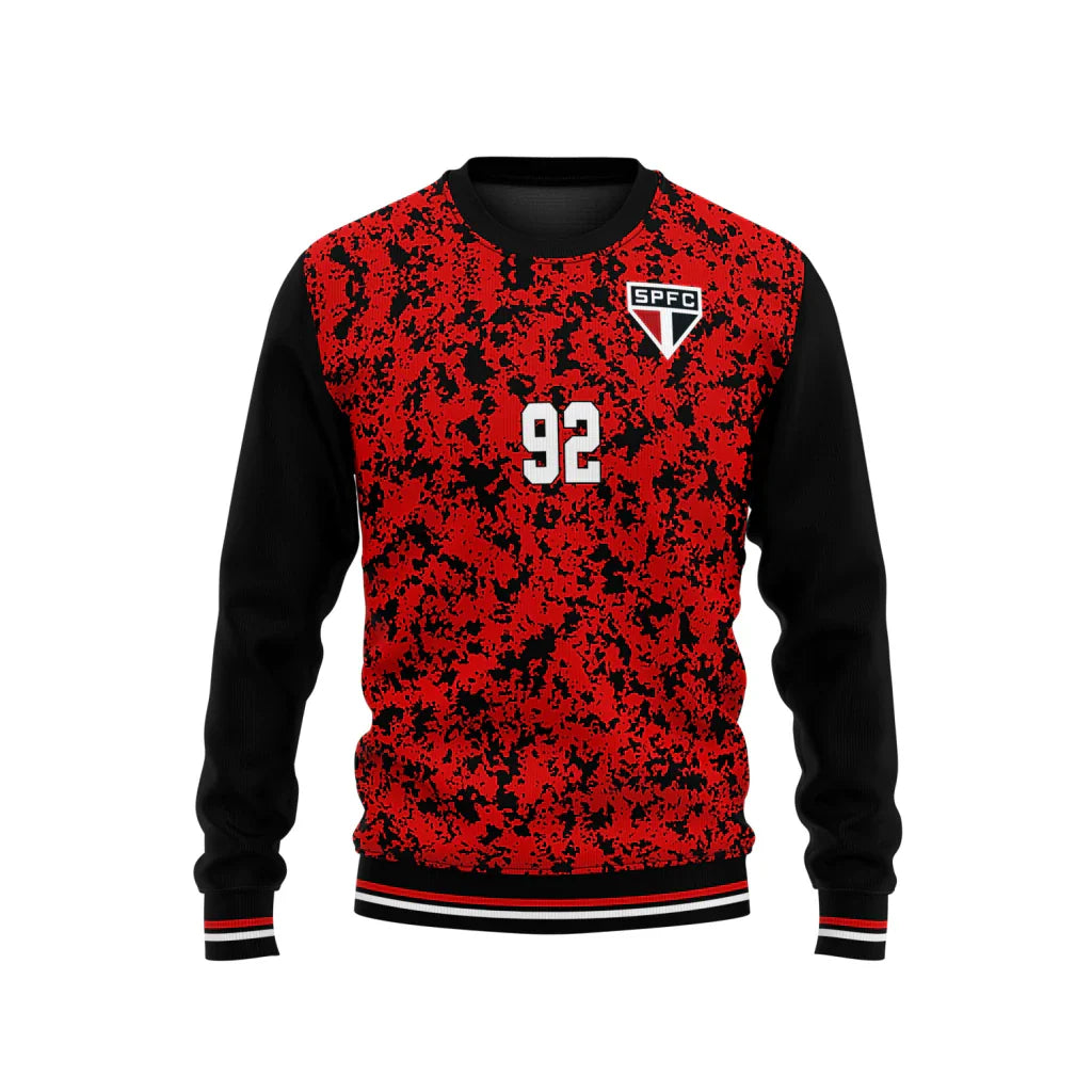 Agasalho São Paulo SPFC Faith 1992 – Plus Size Masculino 2025